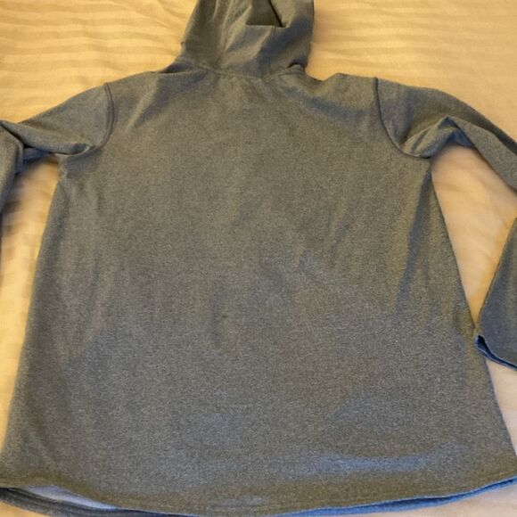Under Armour NWOT Youth XL 1/4 Zip Hoodie in Heather Gray/Fleece Lining. - Picture 5 of 9